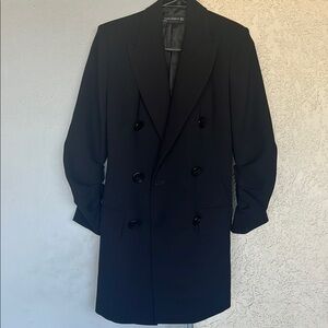 Zara Black Blazer Tailored Suit Jacket